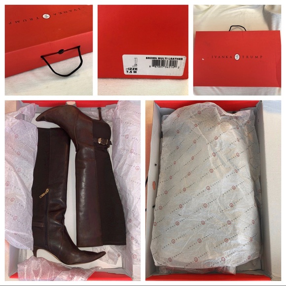 ‼️SOLD‼️ Ivanka Trump Izze Tall Dress Boot - Brown, 7.5 - Picture 14 of 16